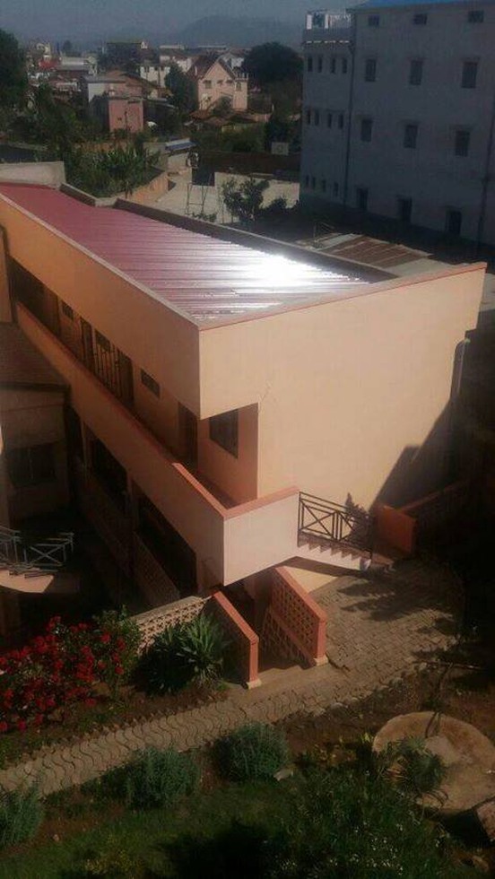 Piętro dla rodzin pacjentów szpitala w Antsirabe (Madagaskar)