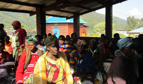 Budowa kuchni dla chorych w ośrodku zdrowia w Rushaki (Rwanda)