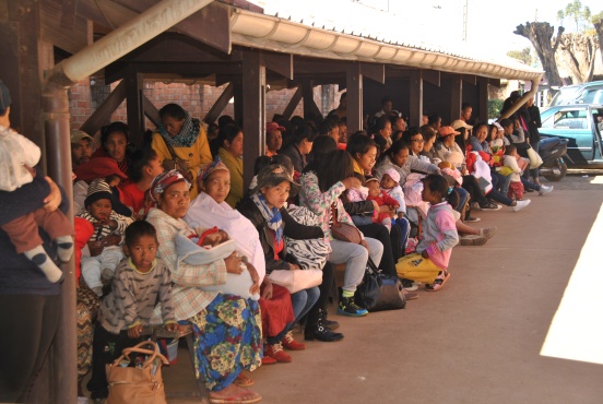 Piętro dla rodzin pacjentów szpitala w Antsirabe (Madagaskar)