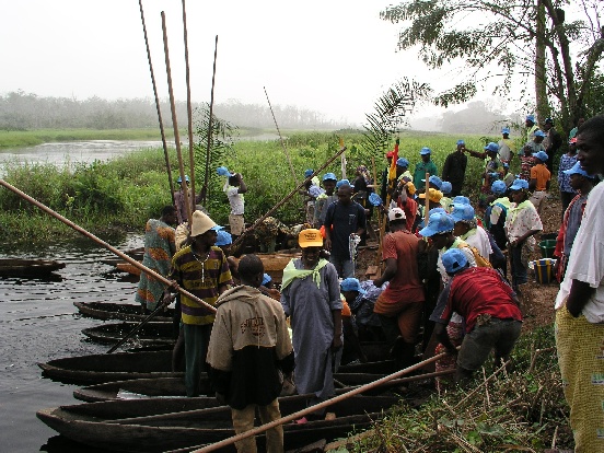 Budowa stawów rybnych w Atoku (Kamerun)