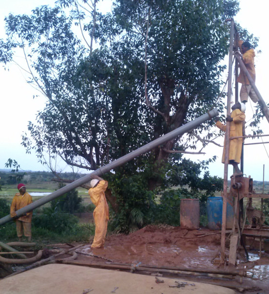 Budowa ujęcia wody w Toamasina (Madagaskar)