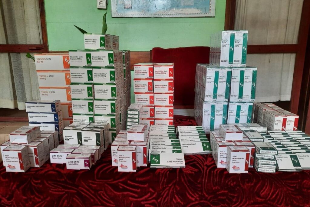 Środki do walki z epidemia w Berevo (Madagaskar)